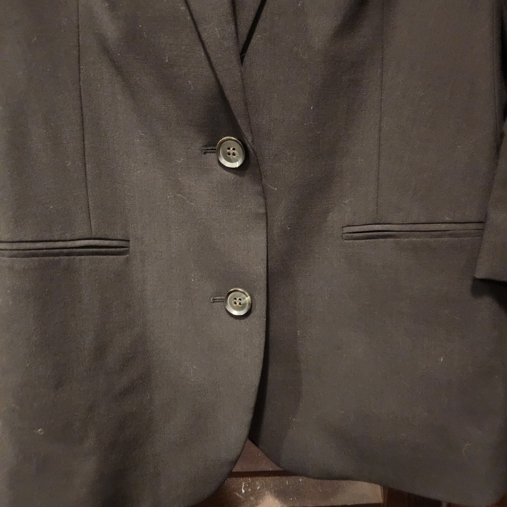 Vince Black Single-Breasted Women's Blazer - Picture 3 of 5